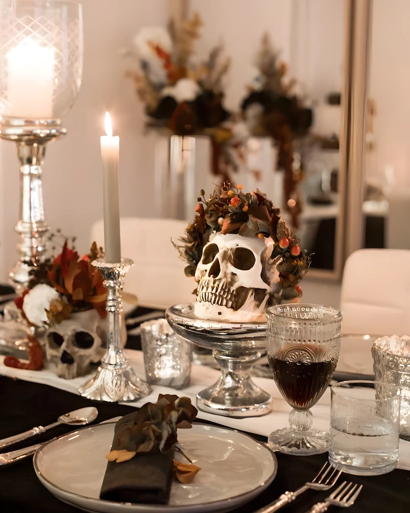 déco table halloween chic