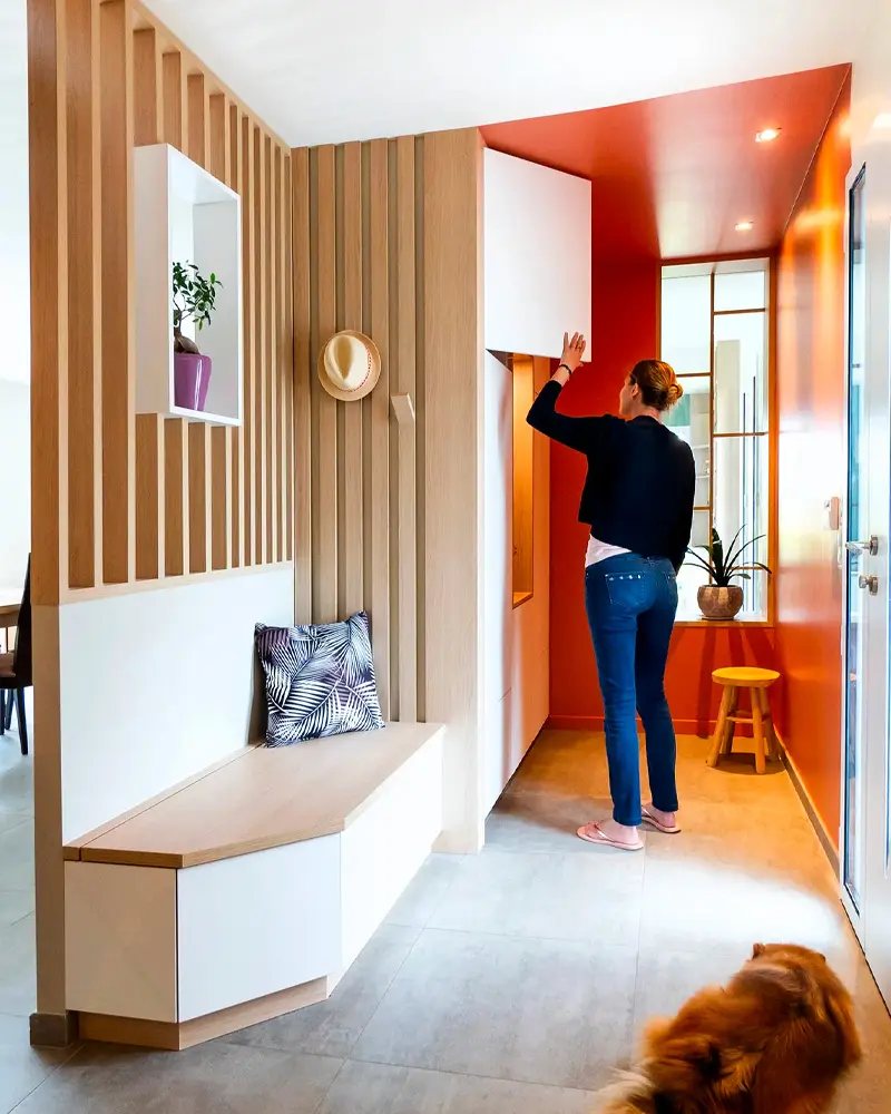 rangement sur mesure entree
