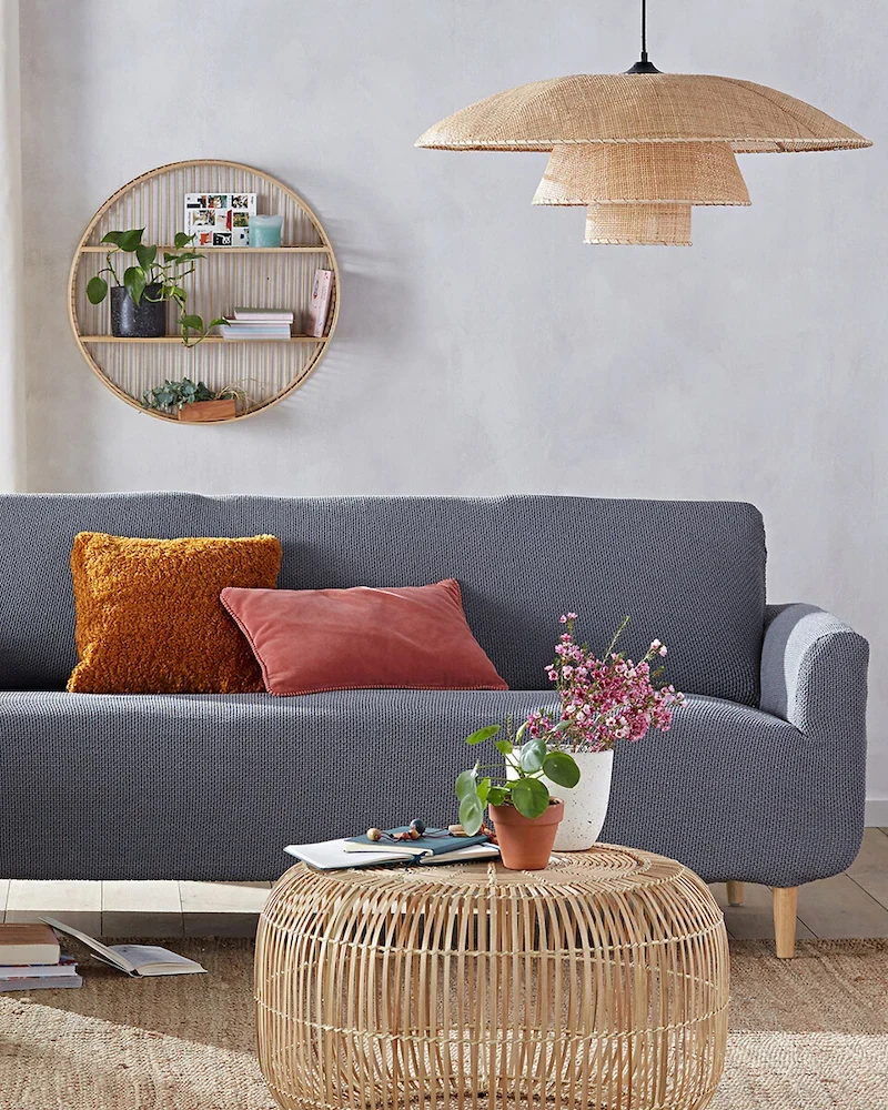 Suspension en rotin Lola Ø80 de La Redoute Intérieurs