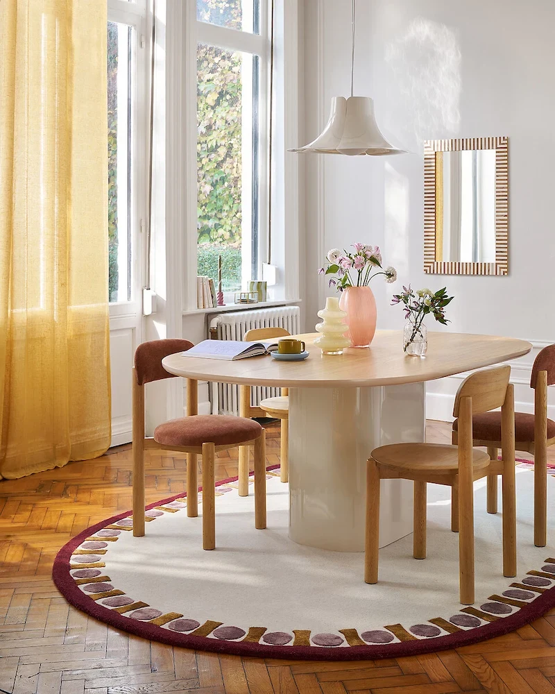 Suspension pétales en métal et opaline Tessen Ø48 de La Redoute Intérieurs