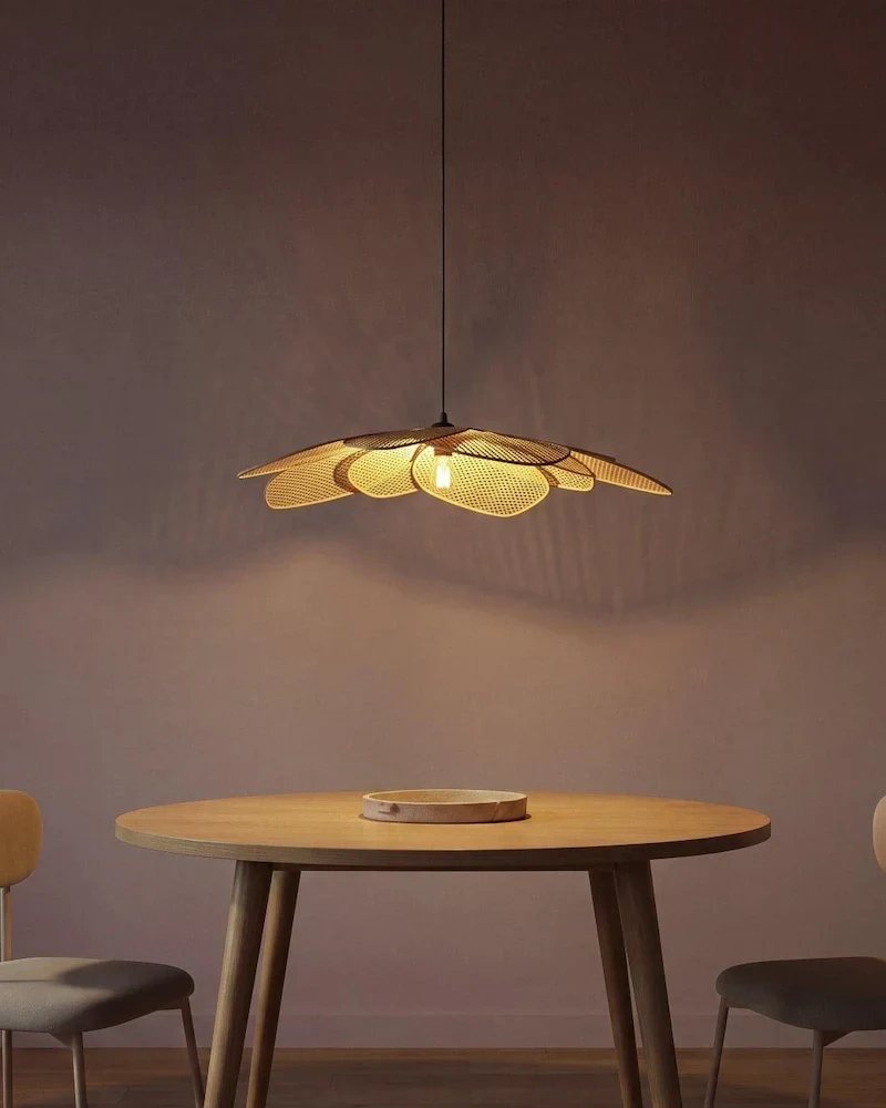 Suspension aérienne en rotin tressé Butterfly Ø70 de Maisons du Monde
