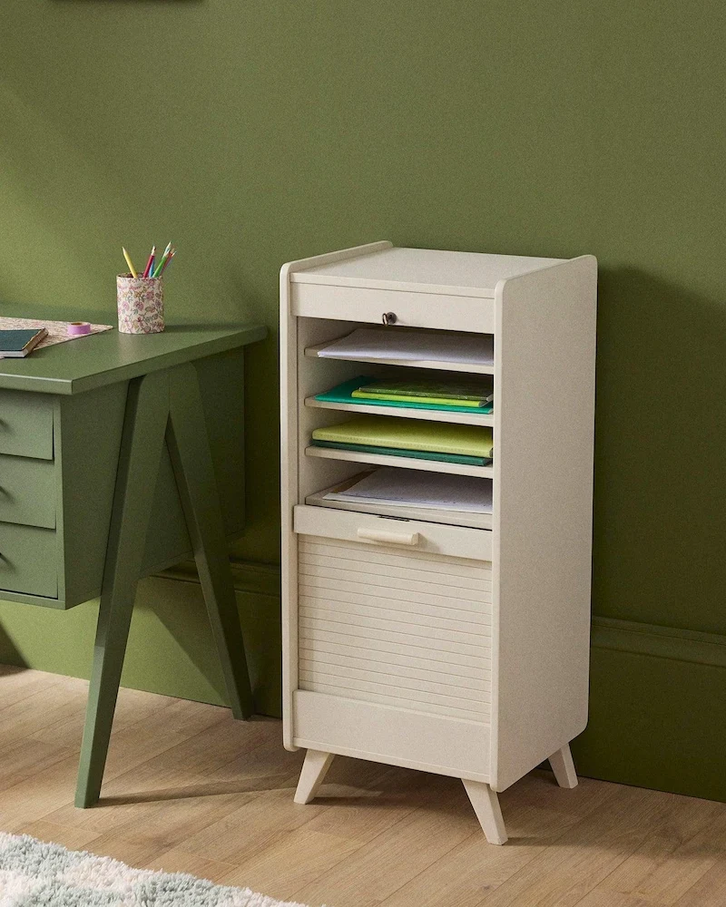 Meuble classeur en bois beige clair de Cyrillus