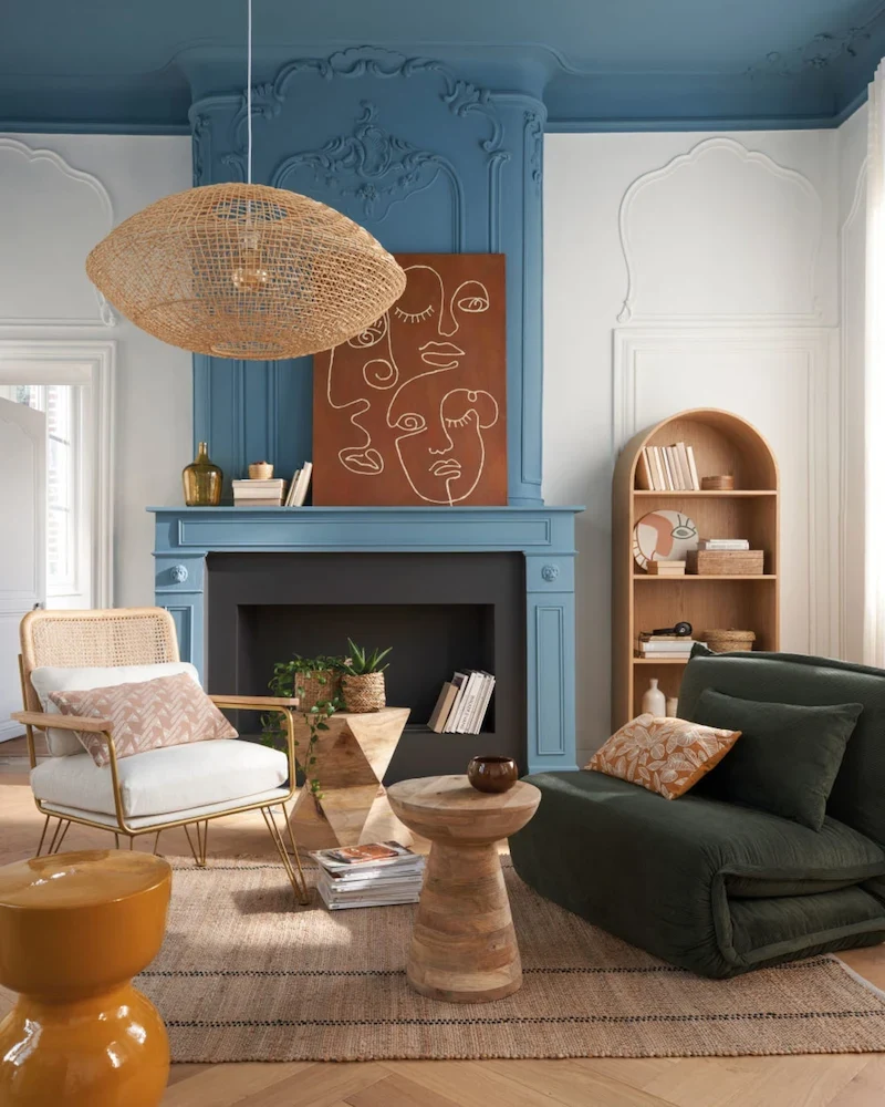 Suspension en rotin Arzon Ø80 de Maisons du Monde