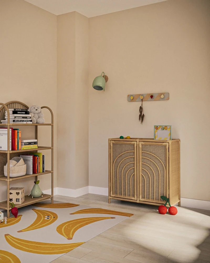 Cabinet de rangement 2 portes cannage en rotin Malaga de Maisons du Monde