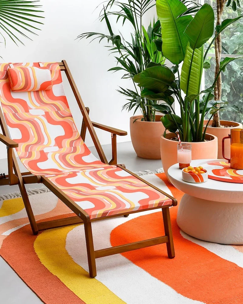 Tapis intérieur et extérieur en polyester recyclé Mapoésie x La Redoute Intérieurs