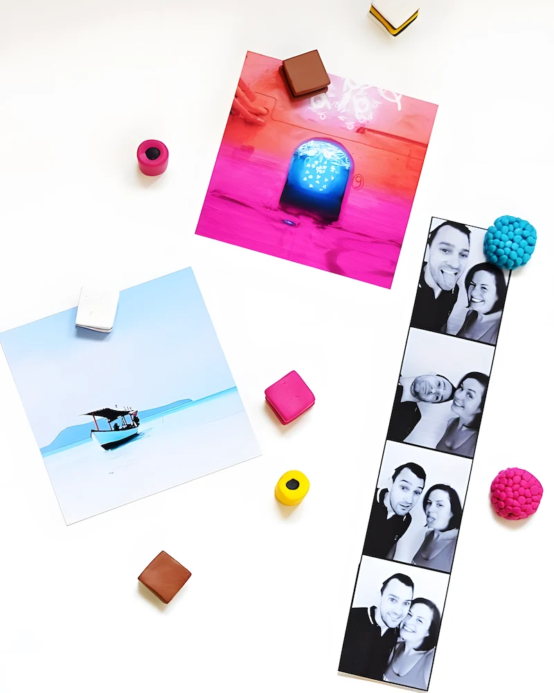 Aimants en pâte polymère imitant des bonbons à la réglisse