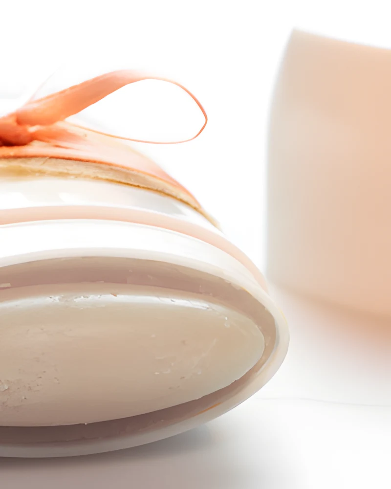 Déodorant solide rose et blanc