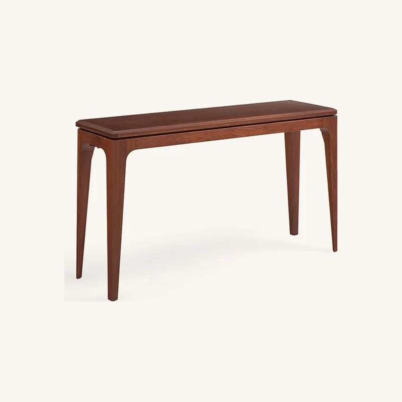 Console table extensible en noyer massif chez La Redoute
