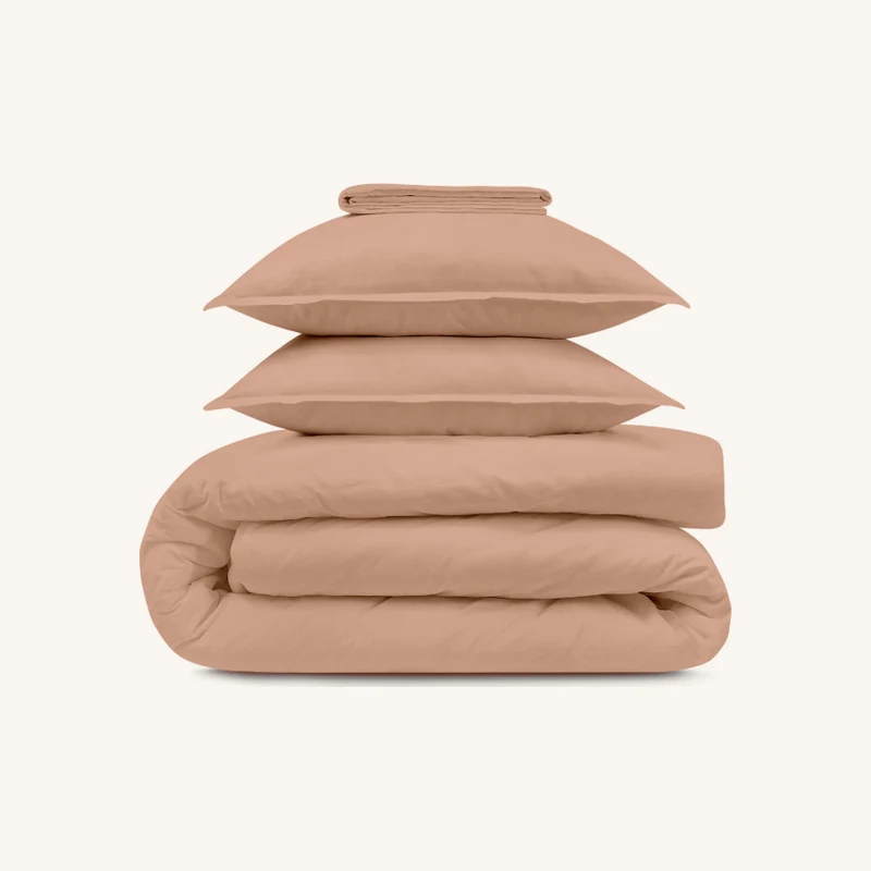 Parure en satin lavé nemesis rose chez Bobochic