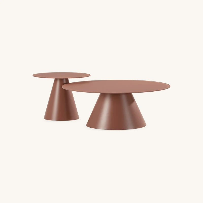 Set de 2 tables basses valia verre trempé chez Bobochic