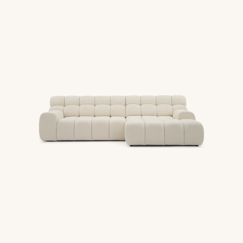Canapé d'angle convertible avance-recule chez Bobochic