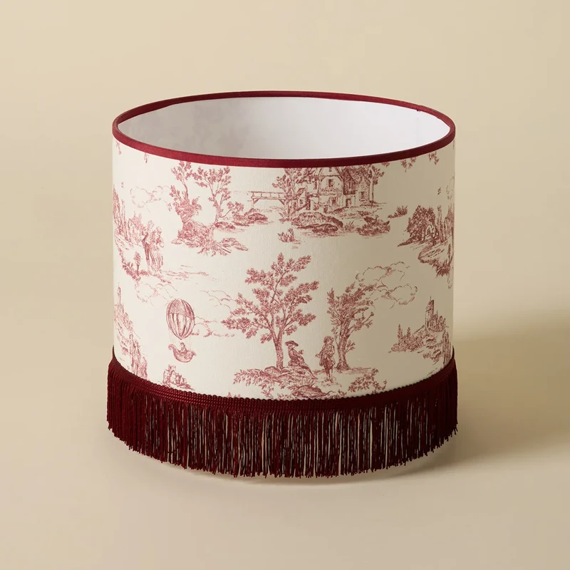 Abat-jour esprit toile de jouy chez Cyrillus