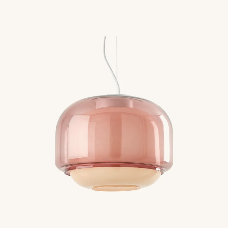 Suspension en verre coloré diamètre 30 chez La Redoute