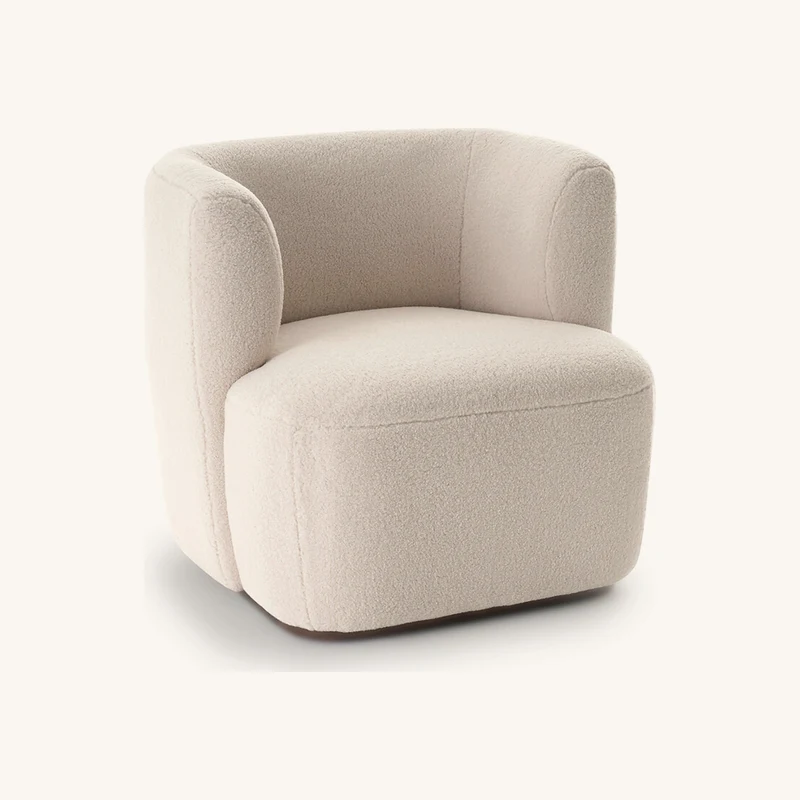 Fauteuil bouclette épaisse nidou chez La Redoute