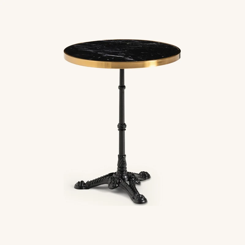 Table de jardin marbre et métal fonte chez La Redoute
