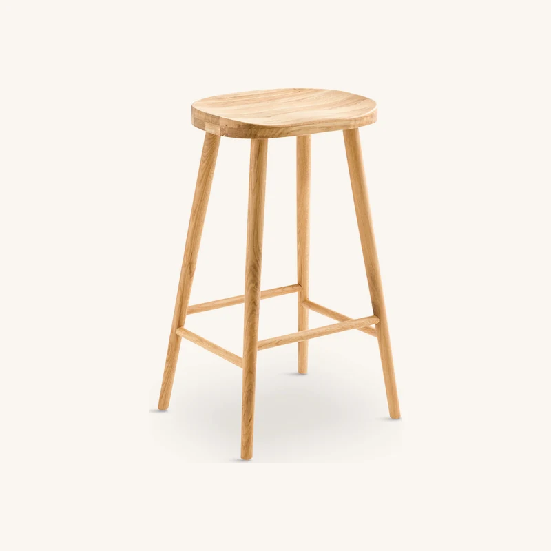 Tabouret de bar chêne massif chez La Redoute