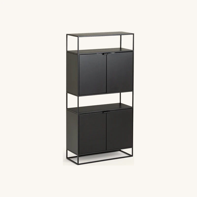 Armoire d'entrée 4 portes en métal acier chez La Redoute
