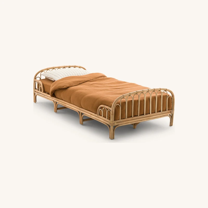 Lit enfant rotin chez La Redoute