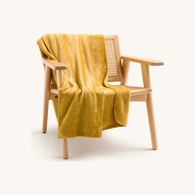 Plaid polaire polyester recyclé chez La Redoute