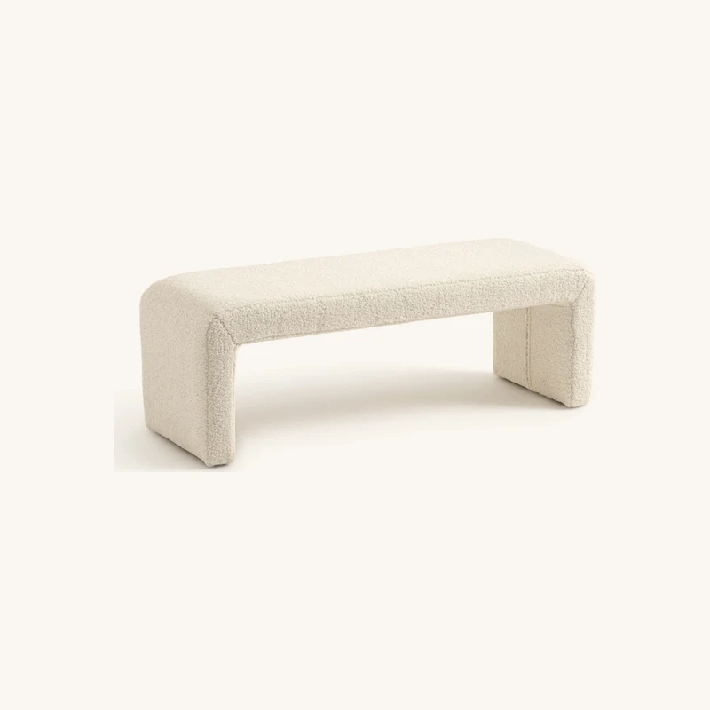 Banc bout de lit bouclette chez La Redoute