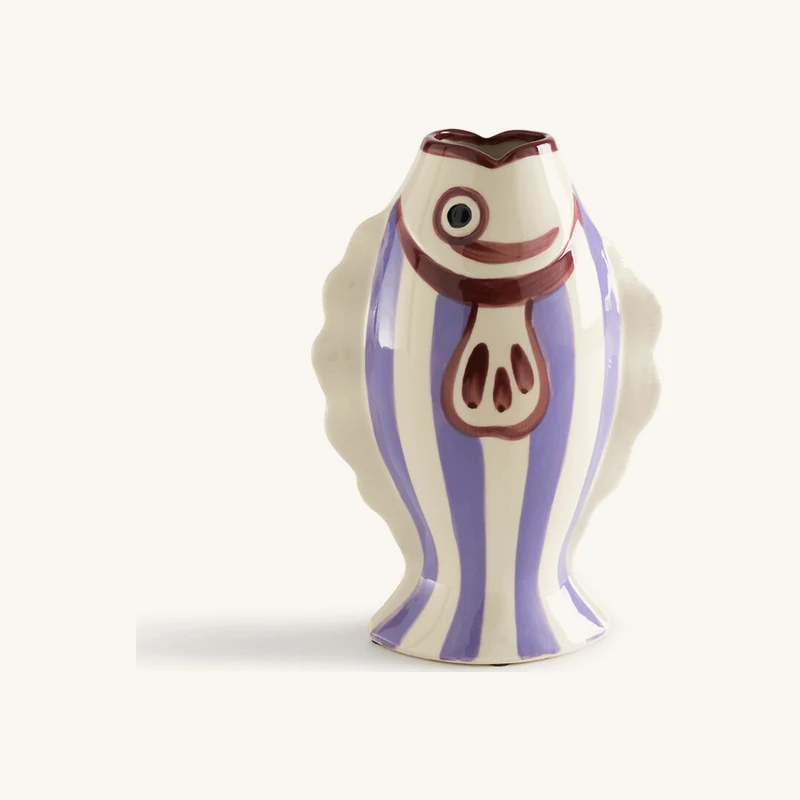Vase forme poisson, en céramique chez La Redoute