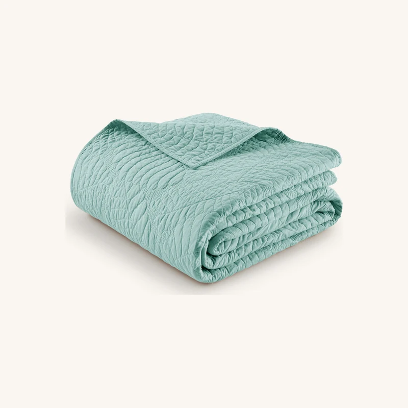 Couvre lit boutis matelassé coton tropical chez La Redoute