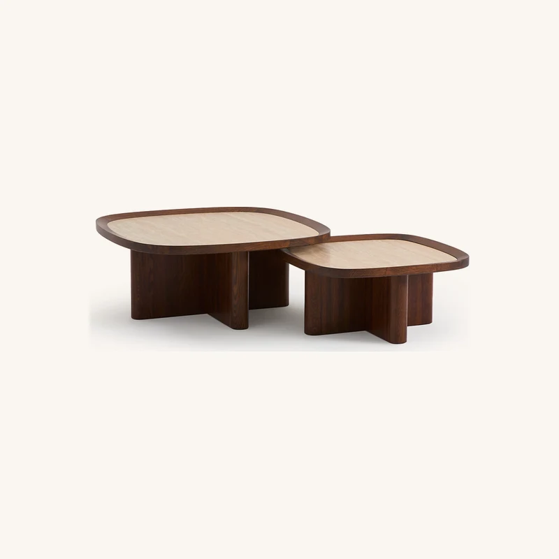 Lot de 2 tables basses gigognes chez La Redoute