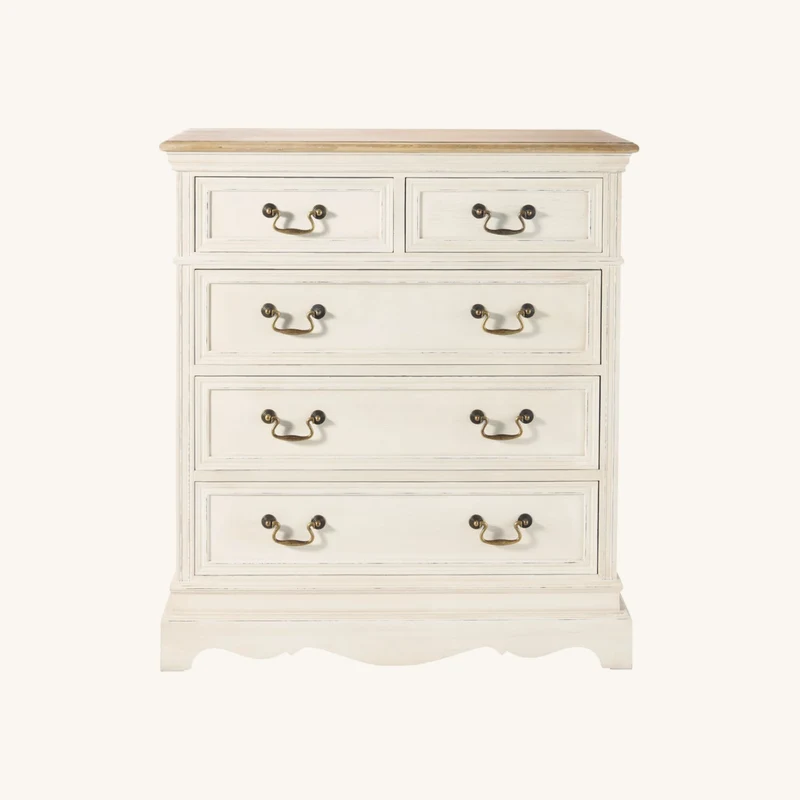Commode haute beige crème chez Maisons du Monde