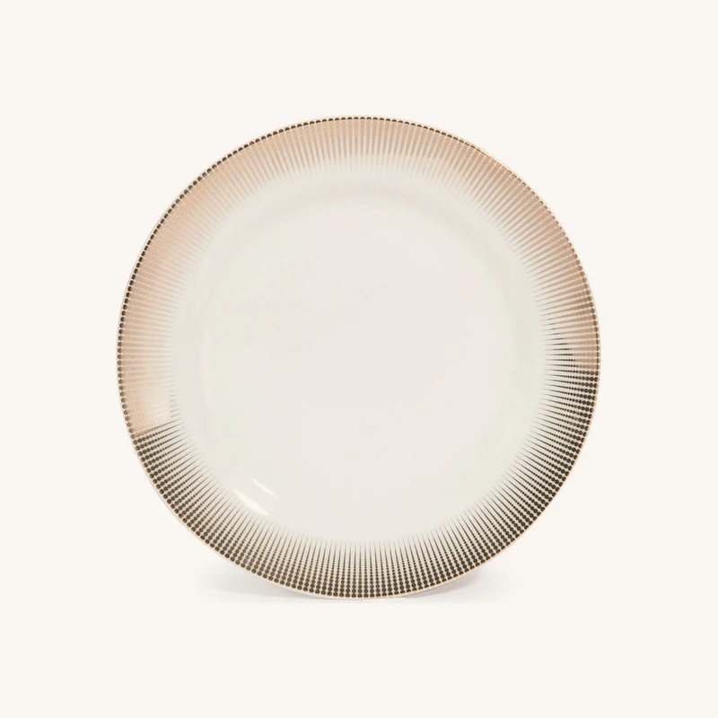 Assiette à dessert en porcelaine chez Maisons du Monde