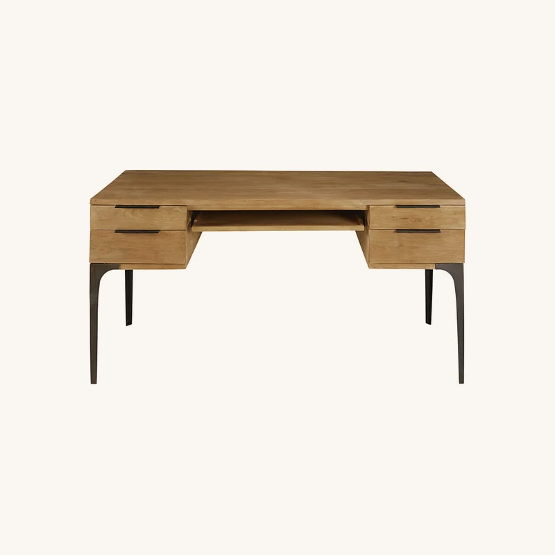 Bureau 4 tiroirs en manguier et acacia chez Maisons du Monde