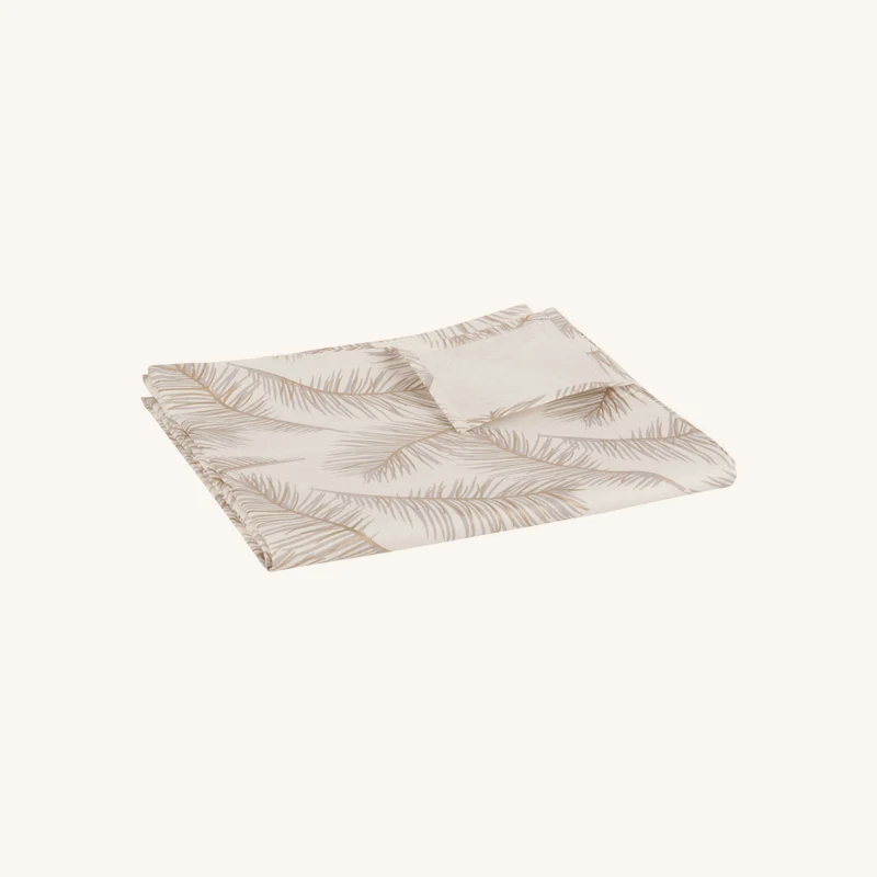 Nappe en coton enduit imprimé feuillages chez Maisons du Monde