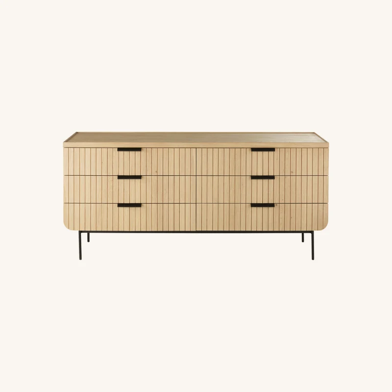 Commode double 6 tiroirs chez Maisons du Monde