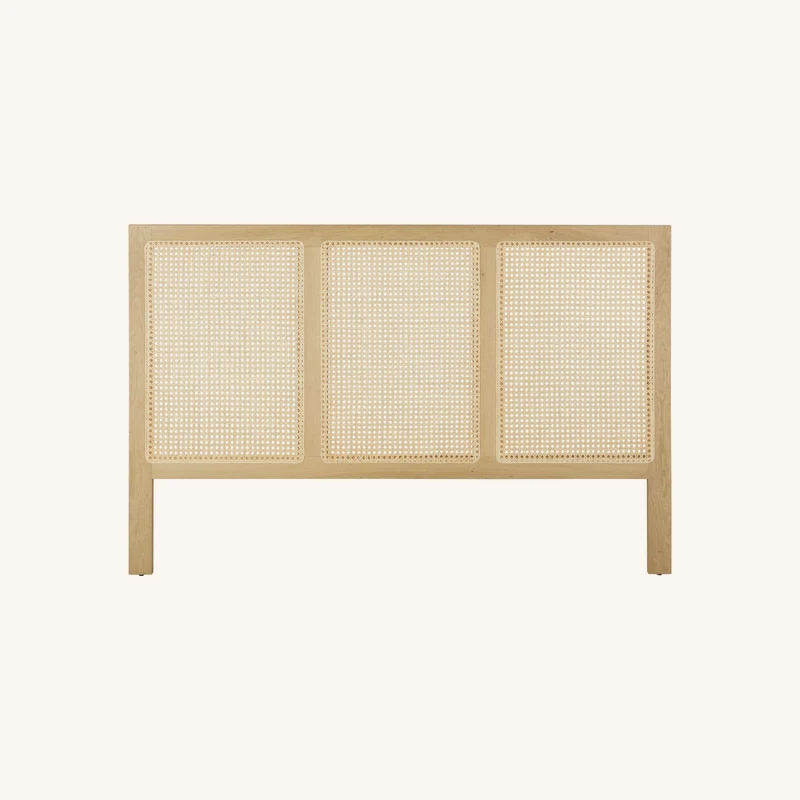 Tête de lit cannage en rotin pour couchage 140 chez Maisons du Monde