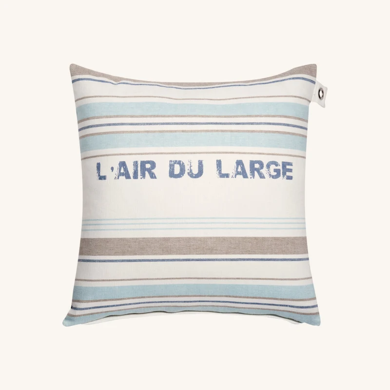 Coussin en coton blanc chez Maisons du Monde
