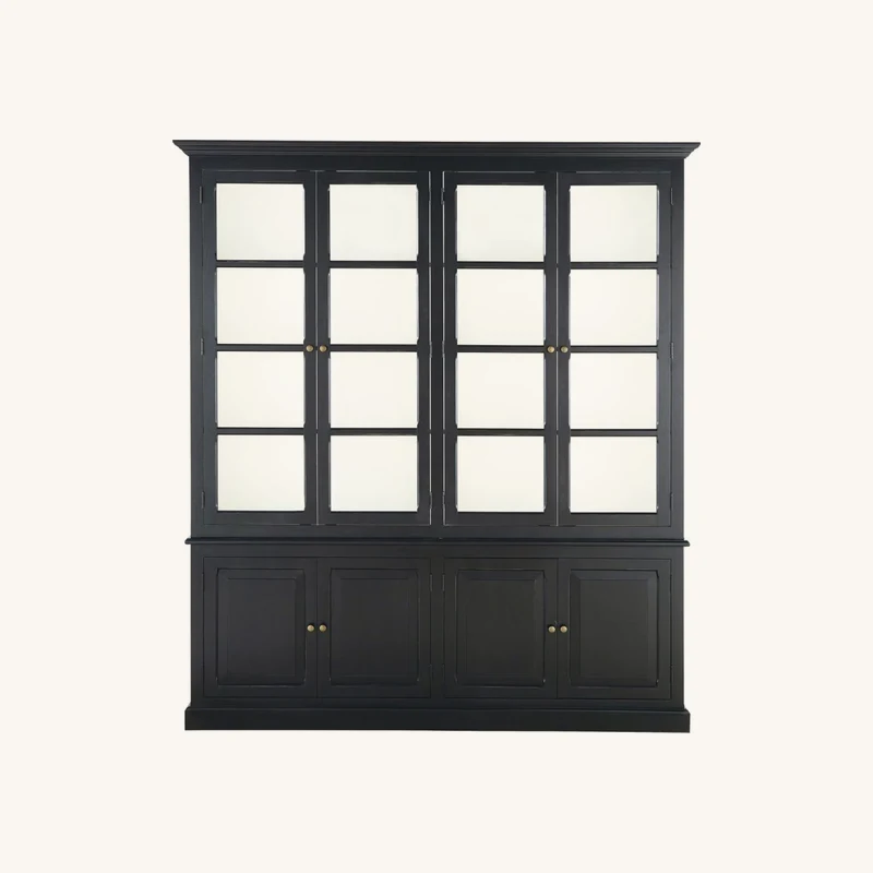 Bibliothèque 8 portes noire chez Maisons du Monde