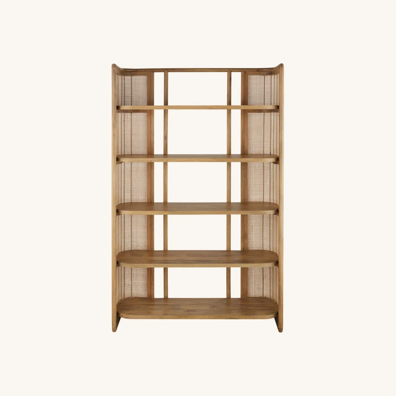 Etagère en bois de manguier massif et fibre chez Maisons du Monde