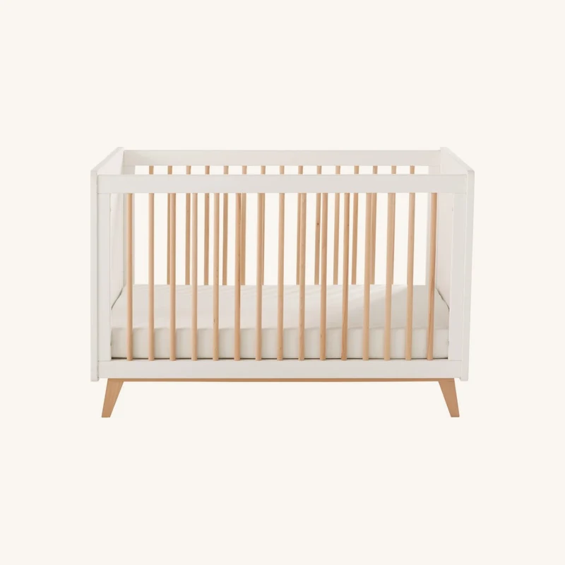 Lit bébé vintage à barreaux chez Maisons du Monde