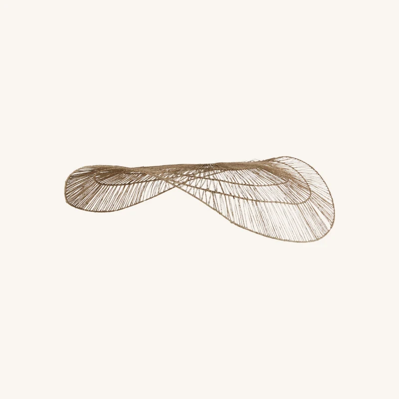 Suspension non électrifiée en aluminium et jute chez Maisons du Monde