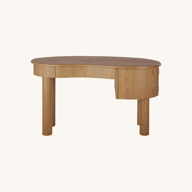Bureau marron 1 porte 1 tiroir chez Maisons du Monde