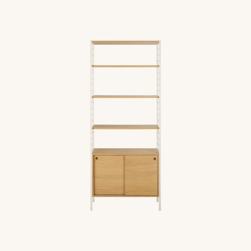 Etagère 2 portes et métal blanc chez Maisons du Monde