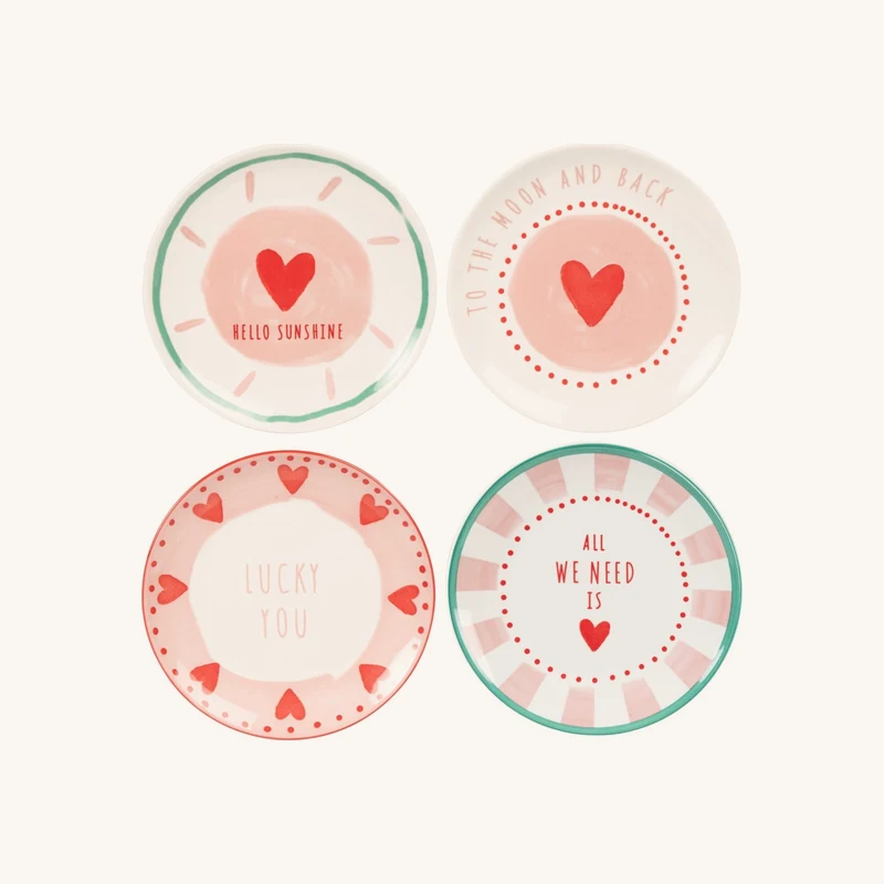 Coffret assiettes en porcelaine blanche chez Maisons du Monde