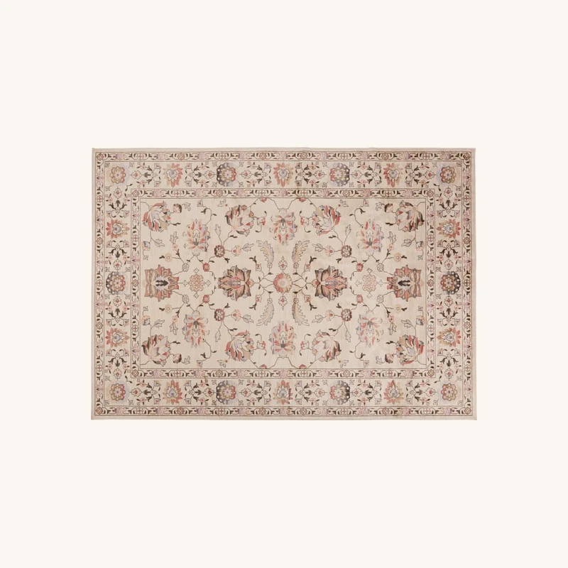 Tapis tissé jacquard multicolore chez Maisons du Monde