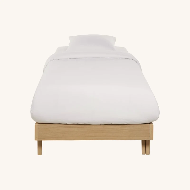 Lit avec sommier extensible chez Maisons du Monde