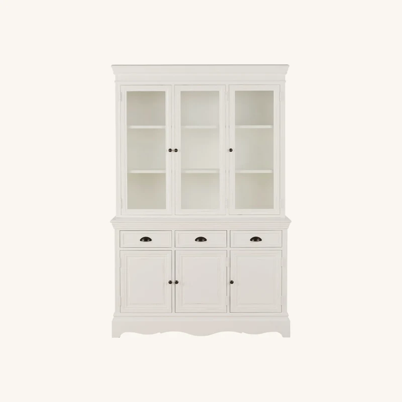 Vaisselier 3 portes blanc chez Maisons du Monde