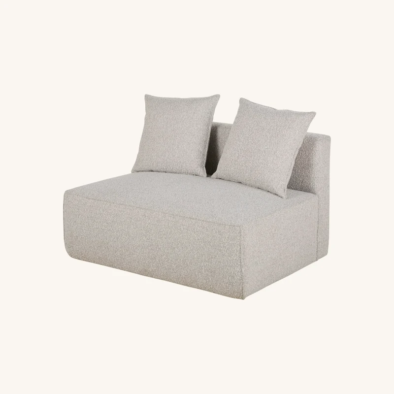 Chauffeuse 2 places pour canapé modulable gris chez Maisons du Monde