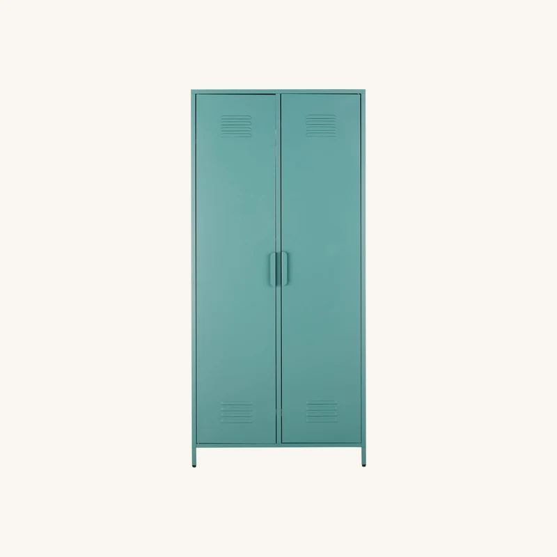 Dressing 2 portes en acier vert chez Maisons du Monde