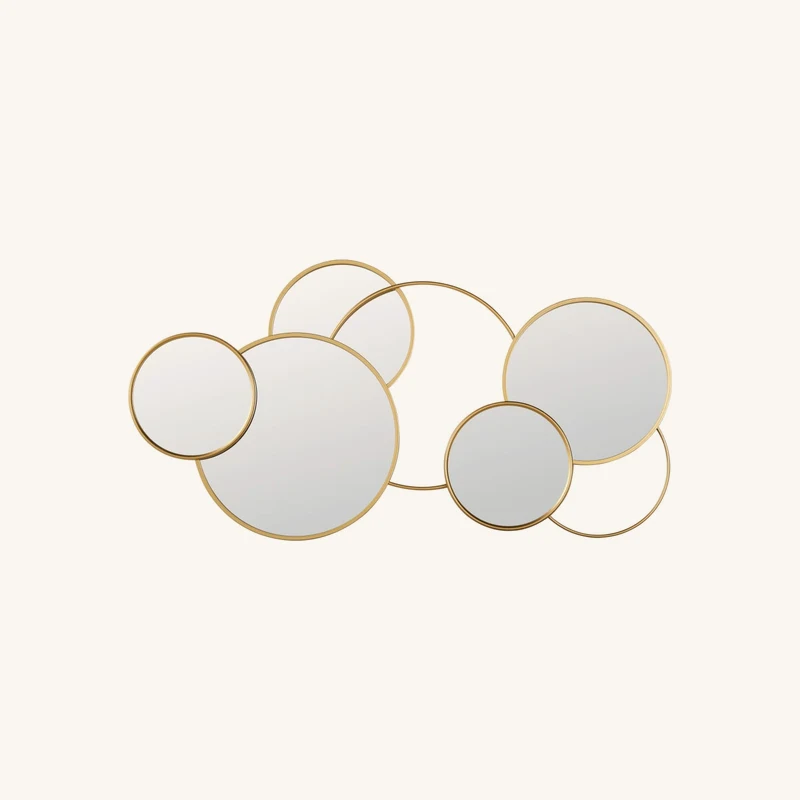Déco murale cercles en fer forgé chez Maisons du Monde