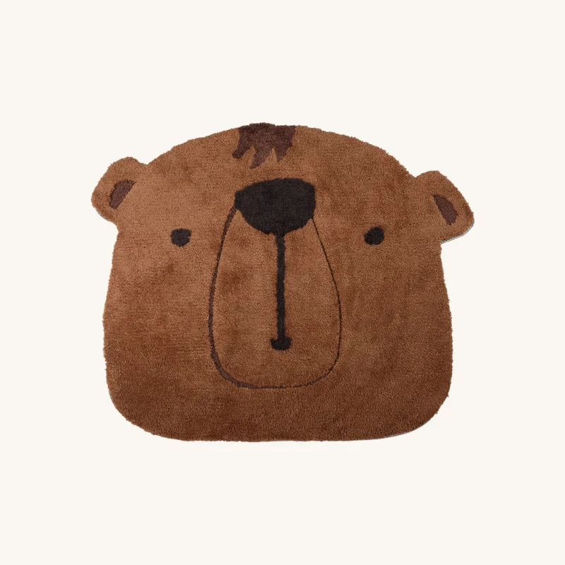Tapis tête d'ours brun chez Maisons du Monde