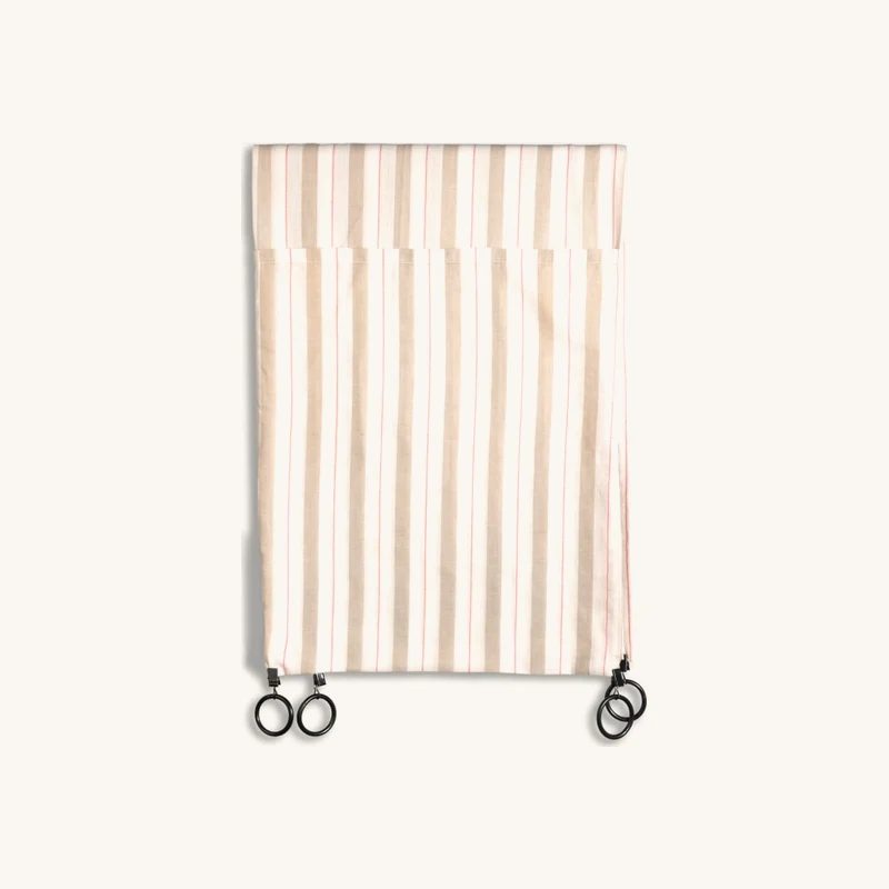 Rideau à oeillets pinces en coton blanc chez Maisons du Monde