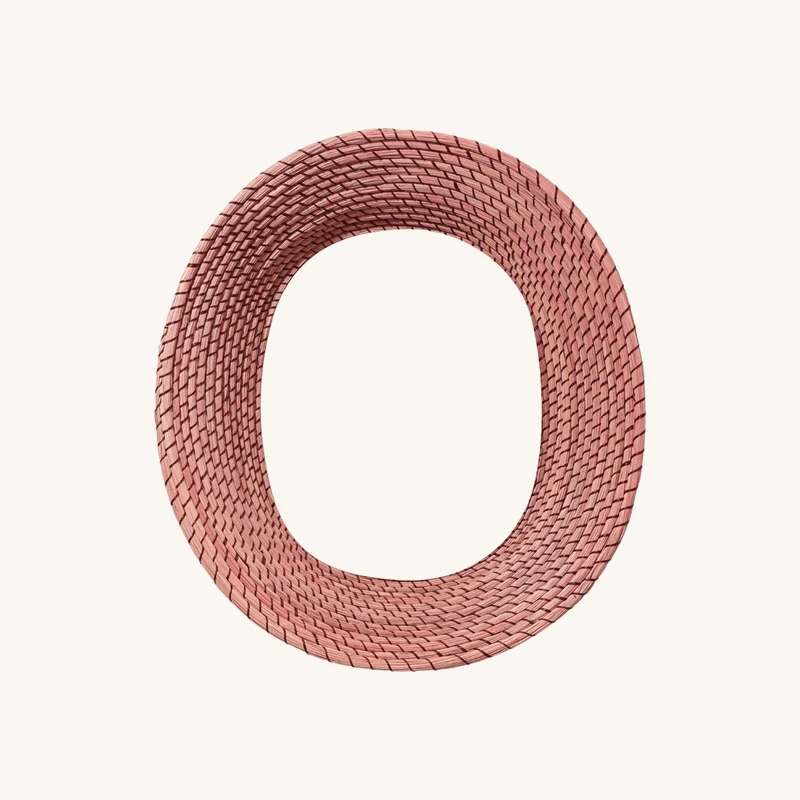 Miroir ovale en palmier rose chez The Cool Republic